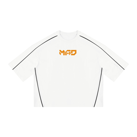 MADASTY-TRUST IN THE LORD-Unisex Heavyweight Boxy Piping T-Shirt