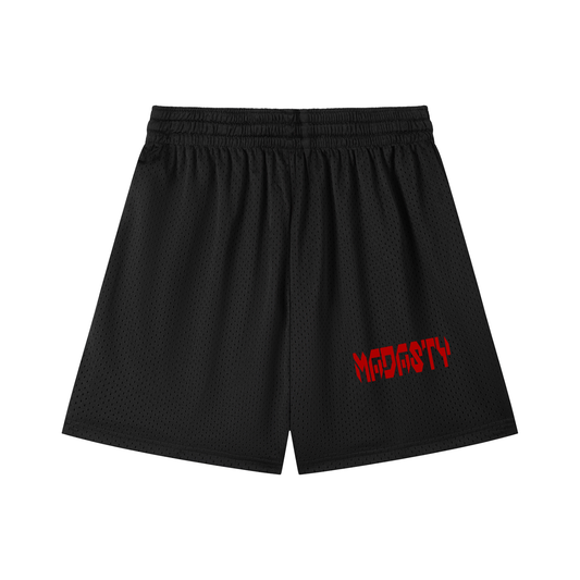 MADASTY-Mesh Drawstring Shorts