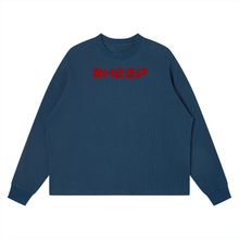 SHEEP- Unisex Waffle Boxy Long Sleeve T-Shirt