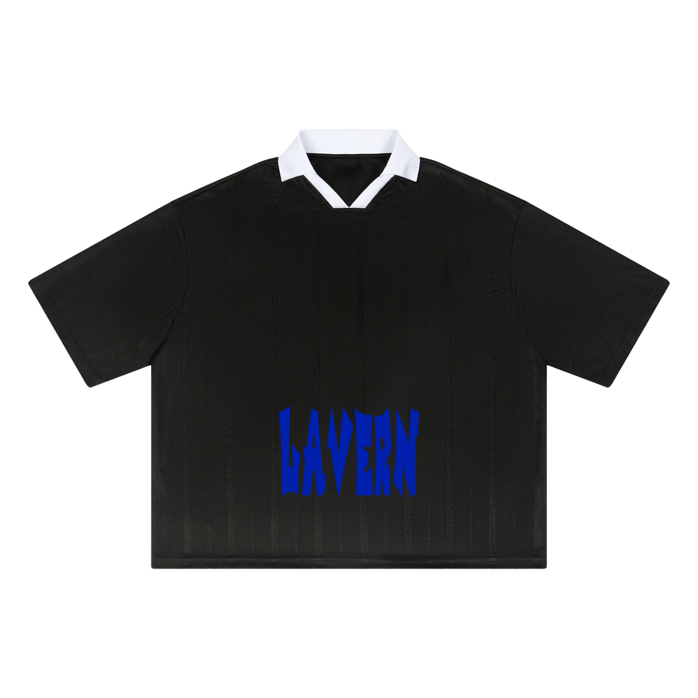 LAVERN -L-Unisex Striped Boxy Soccer Jersey