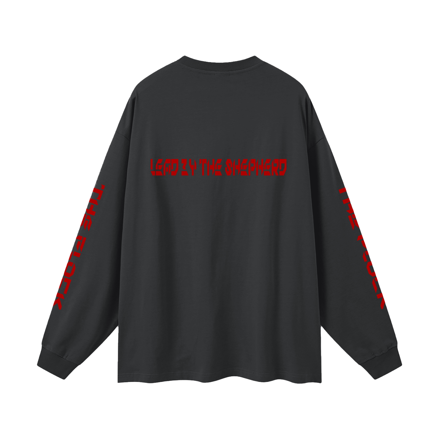 TF-THE FLOCK-LEAD BY THE SHEPHERD Oversized Unisex Long Sleeve T-Shirt