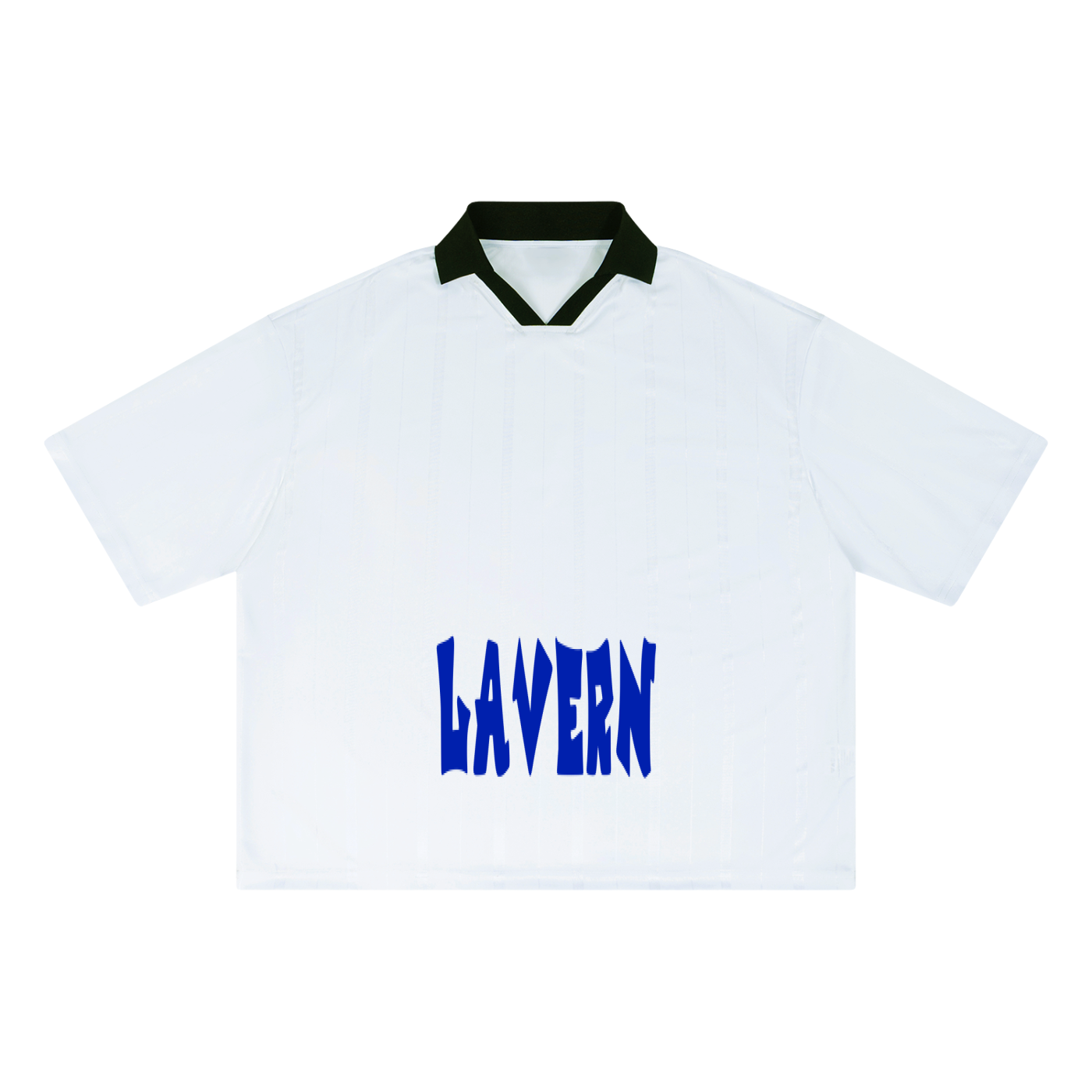LAVERN -L-Unisex Striped Boxy Soccer Jersey