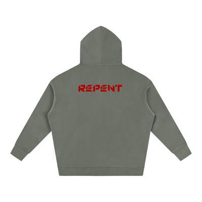 MADASTY-SHEEP-REPENT-Oversize Fleeced Hoodie