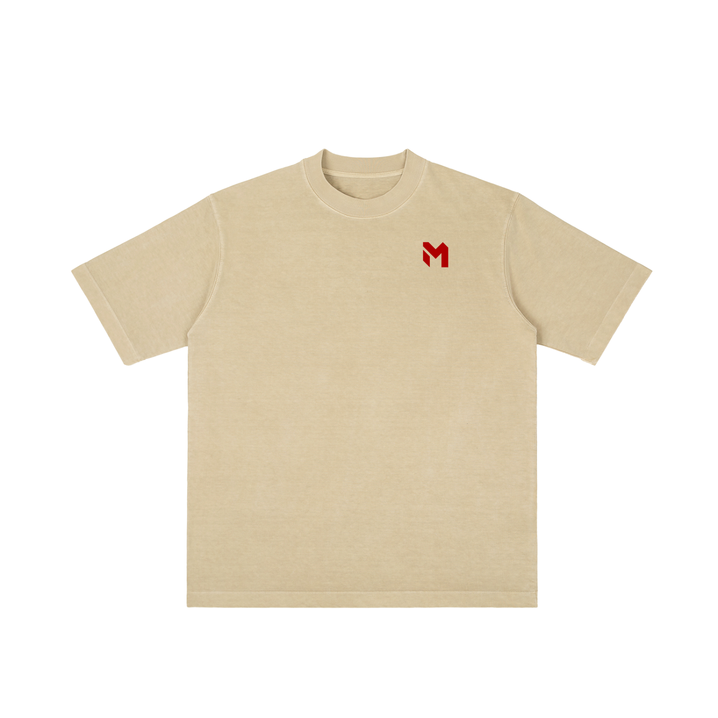 FAITH OVER FEAR-M- Vintage Wash Drop Shoulder T-shirt