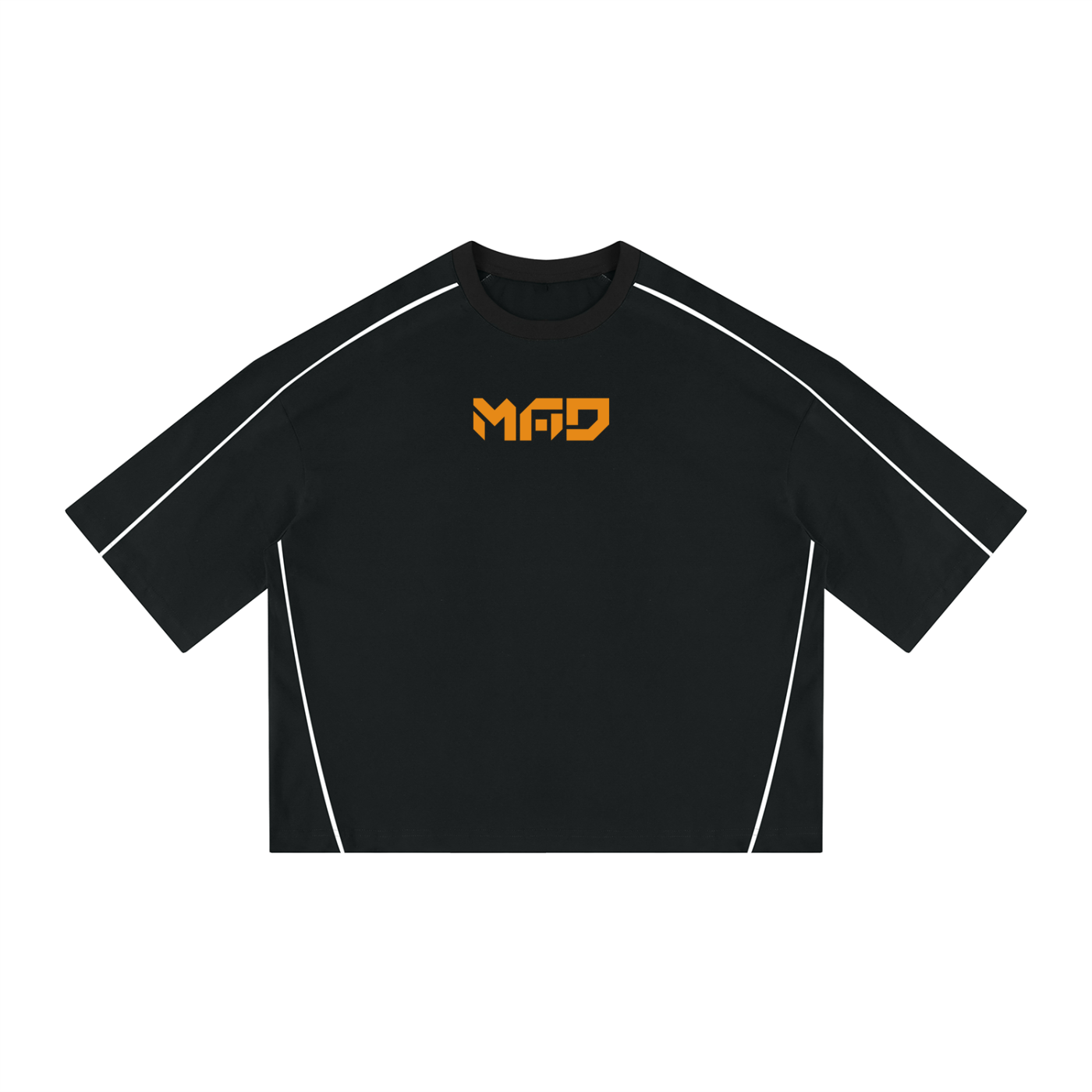 MADASTY-TRUST IN THE LORD-Unisex Heavyweight Boxy Piping T-Shirt