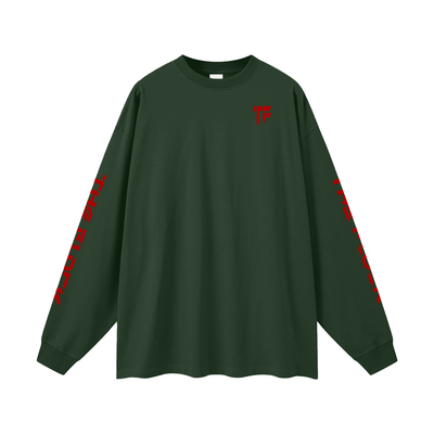 TF-THE FLOCK-LEAD BY THE SHEPHERD Oversized Unisex Long Sleeve T-Shirt
