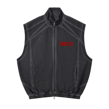MADASTY-ARMER-Unisex Vintage Wash Mesh Full-Zip Vest