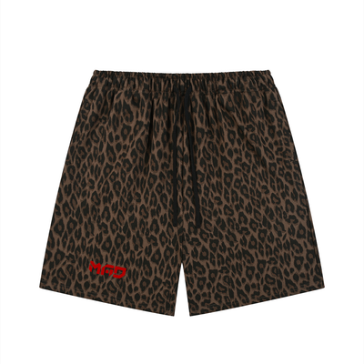 MAD-M Unisex Heavyweight Leopard Drawstring Shorts